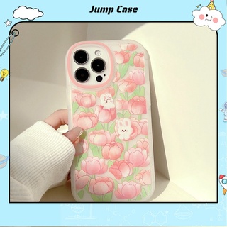 Ốp Điện Thoại tpu Họa Tiết Hoa Tulip 13 Cho iPhone 11 7Plus 8Plus Xr XS Max 13 12 Pro Max 12promax iPhone 11 7/8