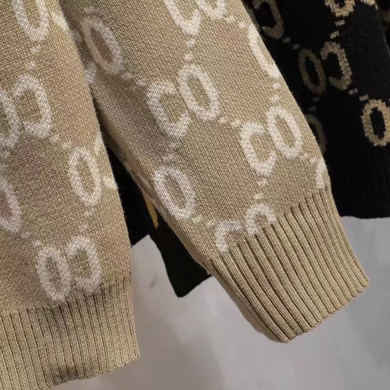 Áo Khoác Cardigan Dệt Kim Màu Trơn In Chữ Phong Cách Mới Thời Trang Xuân Thu Cho Nam