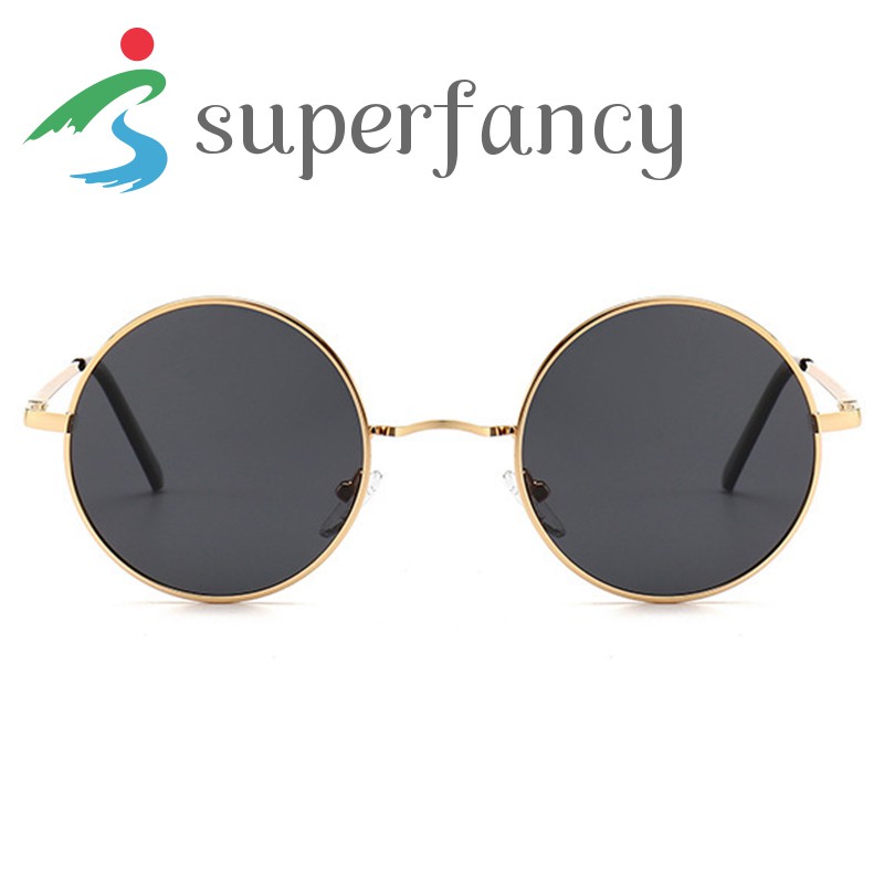 (Hàng Mới Về) Kính Mát Gọng Kim Loại Tròn Phong Cách Retro Cho Nam | BigBuy360 - bigbuy360.vn