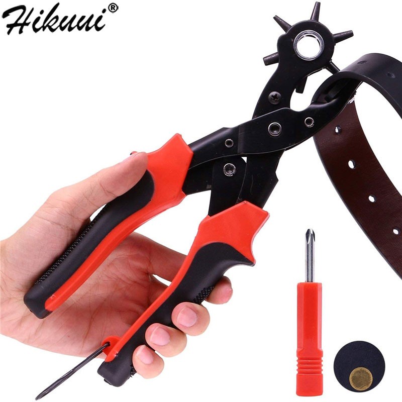 Bộ Dụng Cụ Kìm Đục Lỗ Dây Nịt Thắt Lưng / Ví / Giấy / Giày Da
