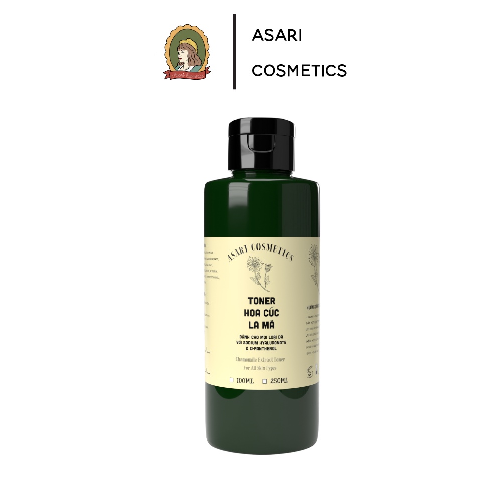 Toner cúc la mã dành cho mọi loại da Asari Cosmetics 250ml