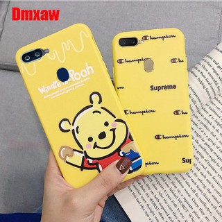 Ốp điện thoại mềm họa tiết Winnie the Pooh cho OPPO F5 A73 A3s A3 R15X K1 R15 R17 A83 A77 F3 F1s A57 A37 F1 F3 Plus