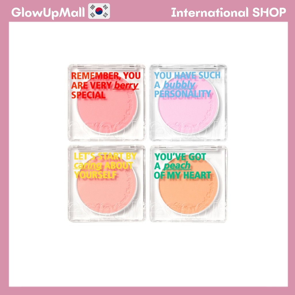 [ESPOIR] Phấn má hồng REAL CHEEK UP 4 types