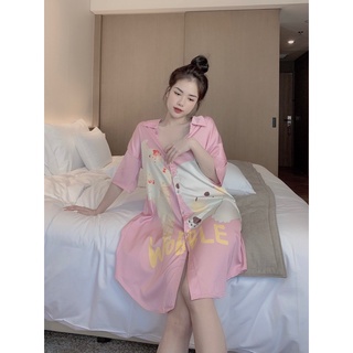 Váy Ngủ Lụa Sa Tin-Lụa cao cấp siêu mềm mịn [hàng loại1]