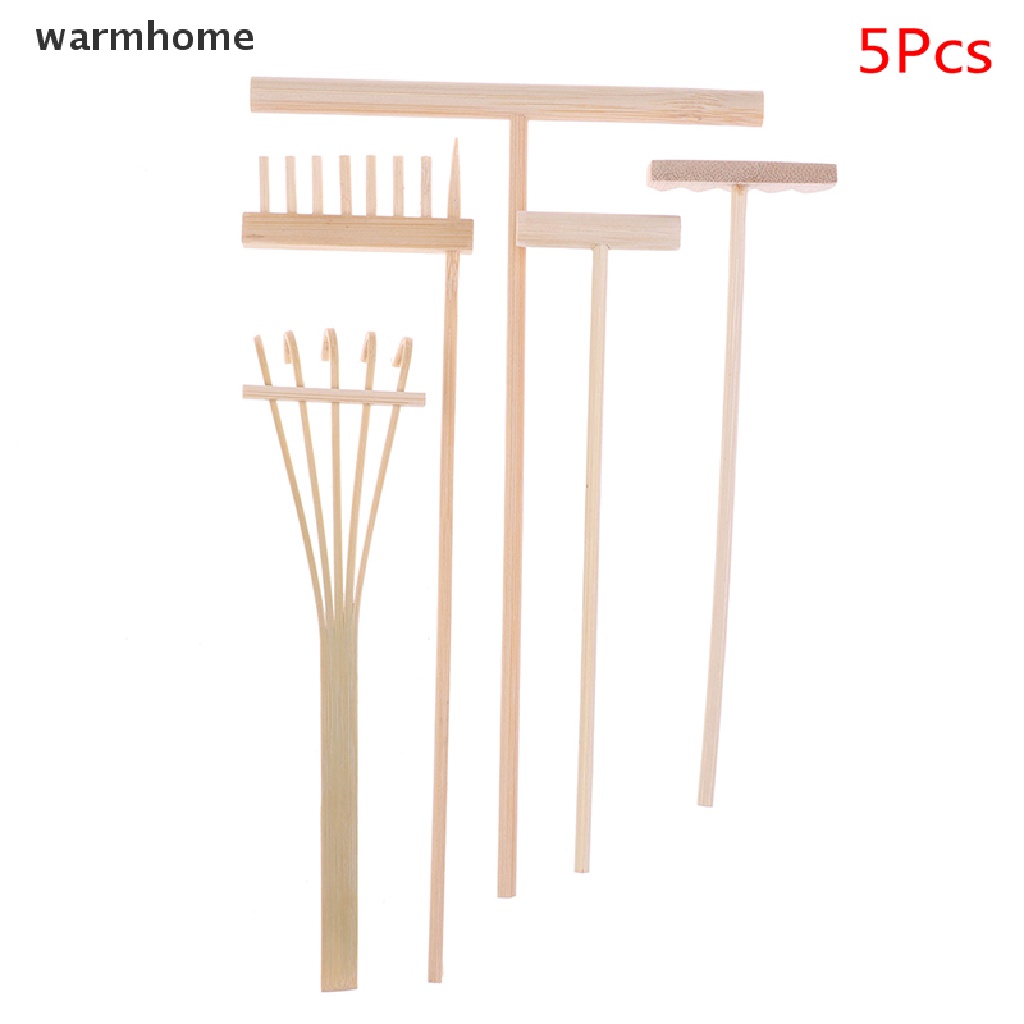 Set 5 Dụng Cụ Bằng Tre Dùng Để Trang Trí Nội Thất