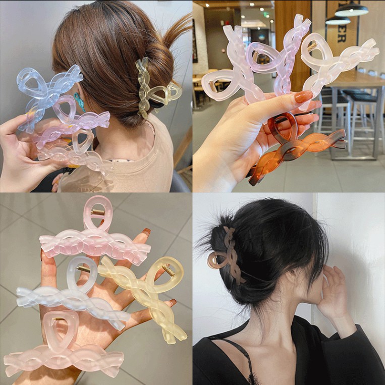 Kẹp Tóc Dạng Xoắn Phong Cách Hàn Quốc 2021 Cho Nữ [ MÃ C505 ]