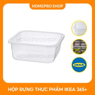 Hộp đựng thực phẩm vuông bằng nhựa 750 ml ikea 365+
