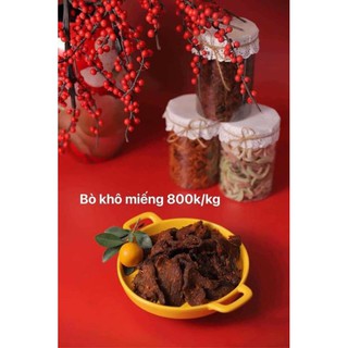 Bò khô miếng loại 1 gói 0.5kg