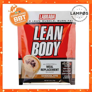 Labrada Lean Body Gói, Sữa Thay Thế Bữa Ăn, 40g Protein Whey Blend, 8G Chất Béo Tốt & Chất Xơ, 22 Vitamin & Khoáng Chất