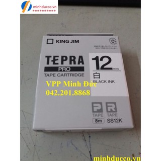 Băng mực Tepra 12mm (ib màu cho shop)