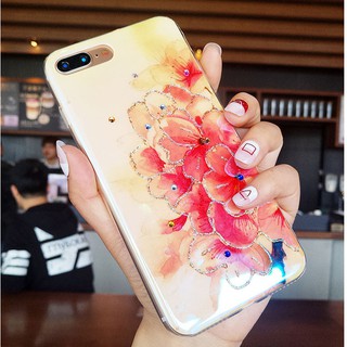 Ốp Lưng IDM Mẫu Hoa Đính Đá