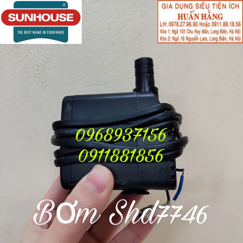(CHÍNH HÃNG) Điều khiển, Bo mạch, Bơm quạt, Động cơ quay quạt điều hoà Sunhouse SHD7746