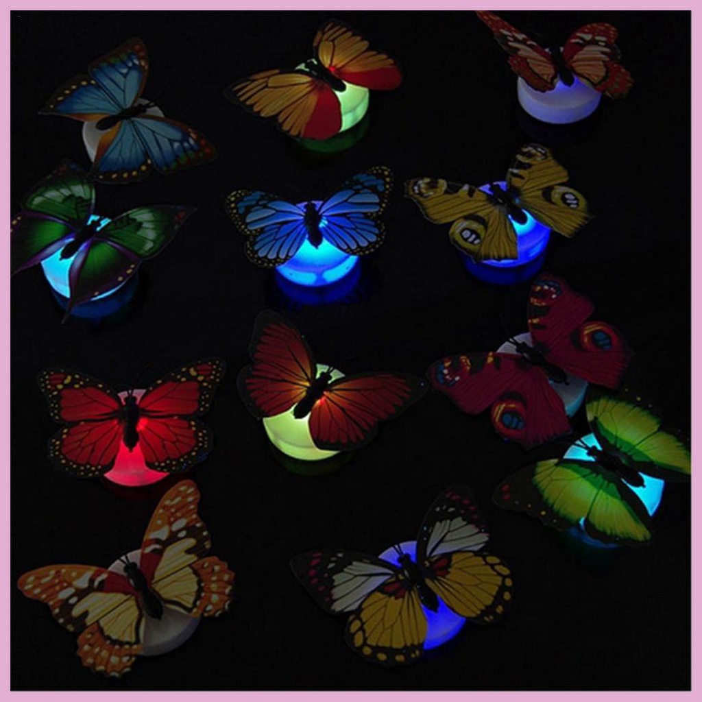 Đèn Ngủ Hình Bươm Bướm Xinh Xắn Sáng Tạo