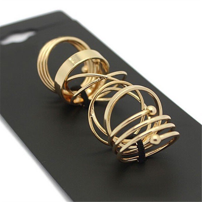 Set 6 nhẫn cá tính thời trang dành cho nữ