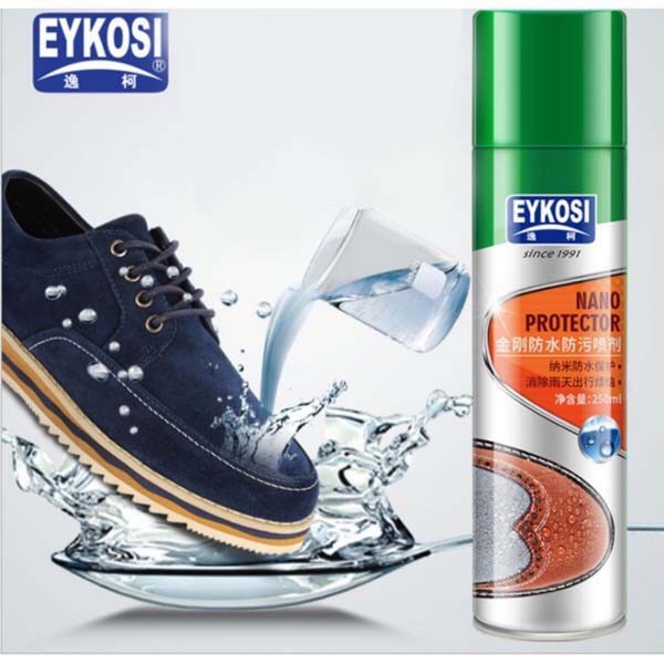 Nano chống bám nước, bụi bẩn trên giầy, áo khoác Eykosi Nano Protector 250ml