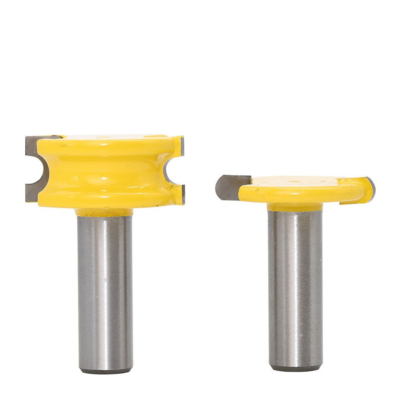 Bộ 2 mũi phay gỗ ghép âm dương bán nguyệt, cốt 12.7mm