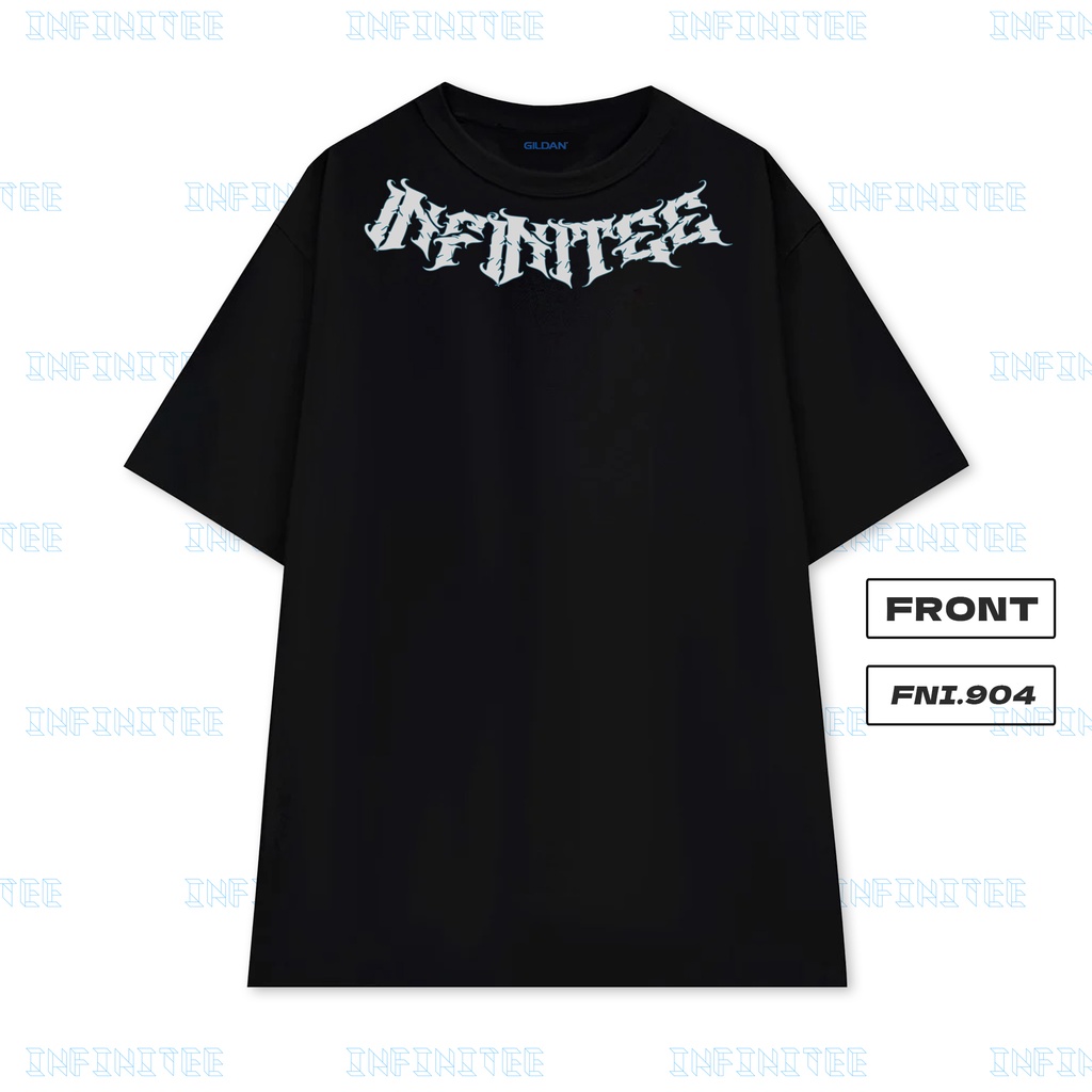 Áo thun INFINITEE Fni0904, Thun 100% Cotton - form rộng Unisex.