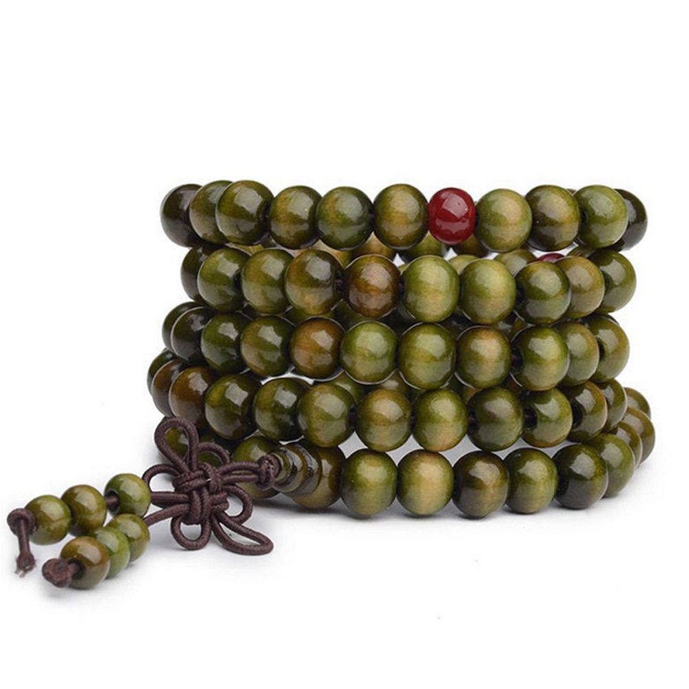 Vòng Tay Chuỗi Hạt Gỗ Phong Cách Phật Giáo 6Mm * 108 | BigBuy360 - bigbuy360.vn