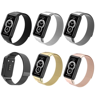 Dây Đeo Inox Milanese Cho Đồng Hồ Thông Minh Huawei Band 6 / Honor Band 6