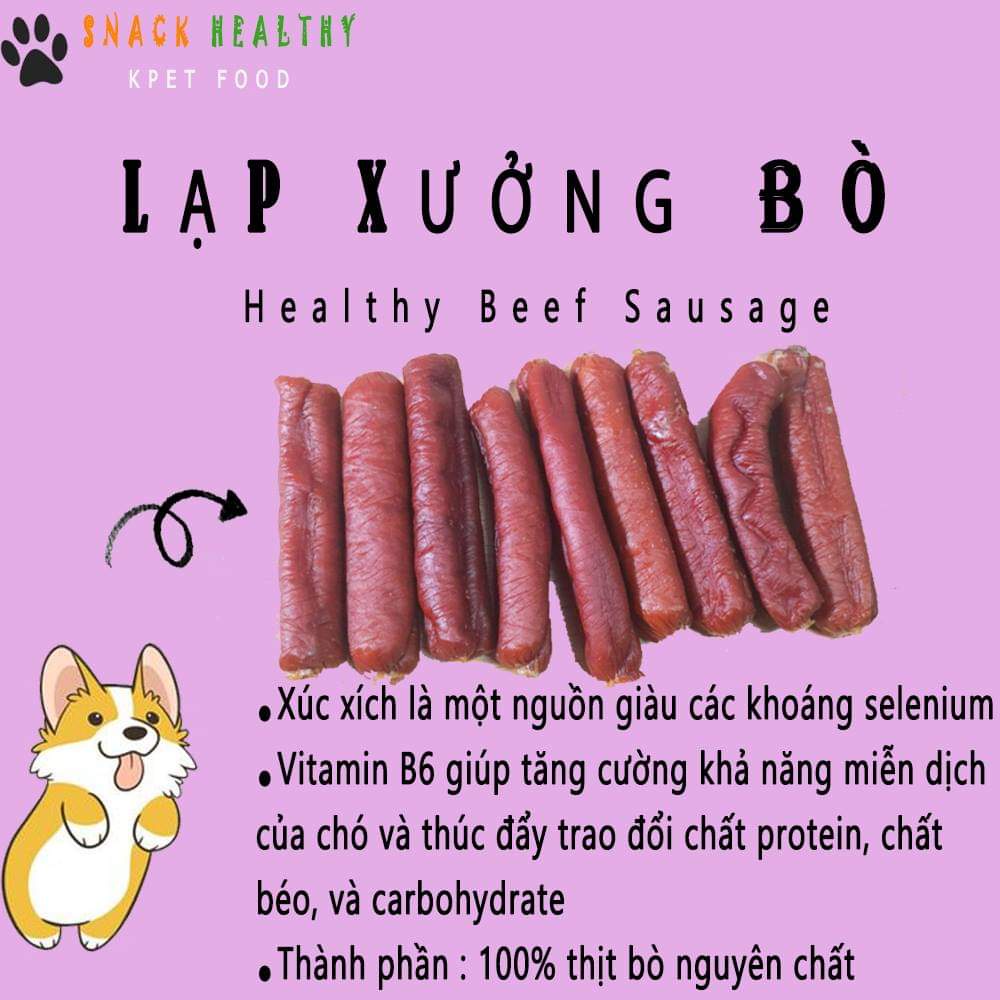 Lạp Xưởng Cho Chó 300gr NHẬP KHẨU HÀN QUỐC - TỐT CHO SỨC KHỎE