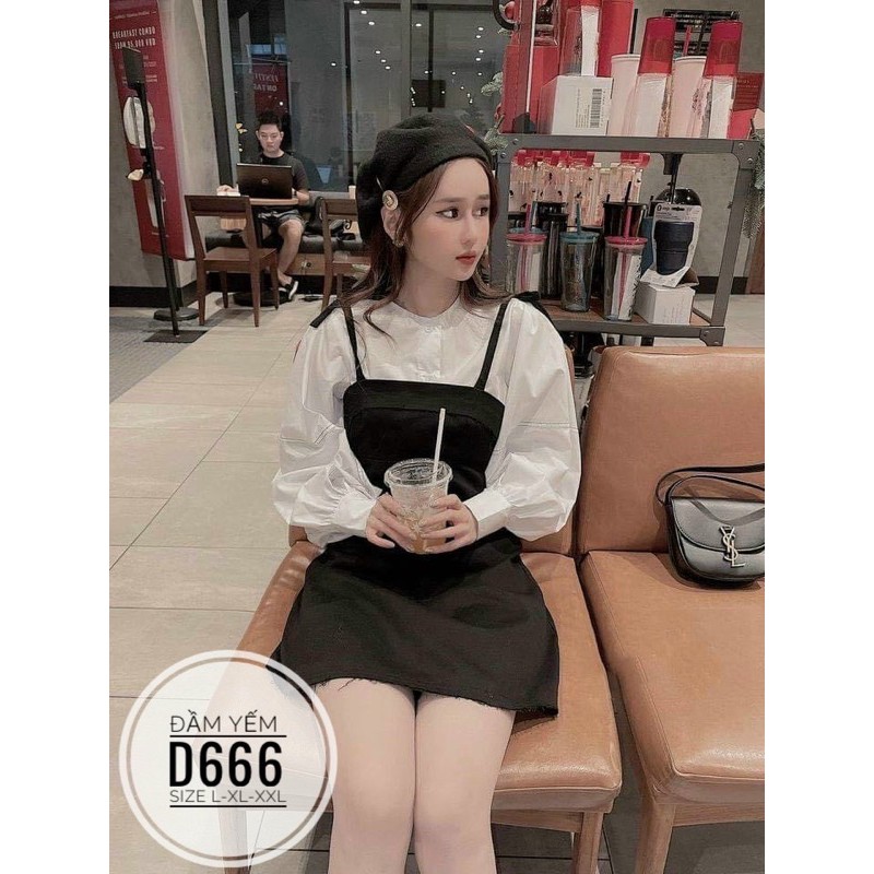 ĐẦM YẾM PHỐI sơ mi bigsize 50kg-95kg✅