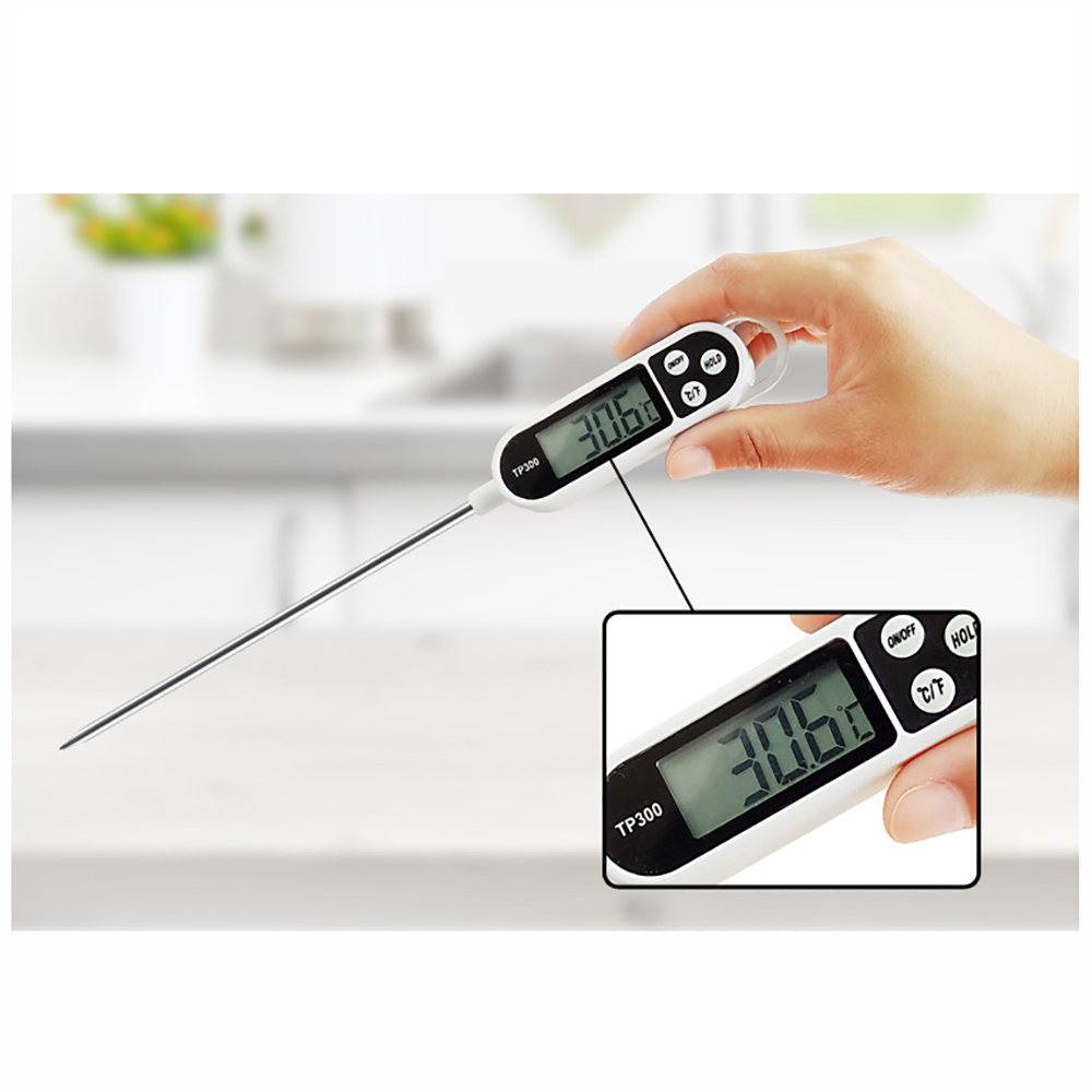 Nhiệt kế đo nước tiện dụng, Máy đo nhiệt độ nước pha sữa  Que Đo Nhiệt Độ Thực Phẩm TP300