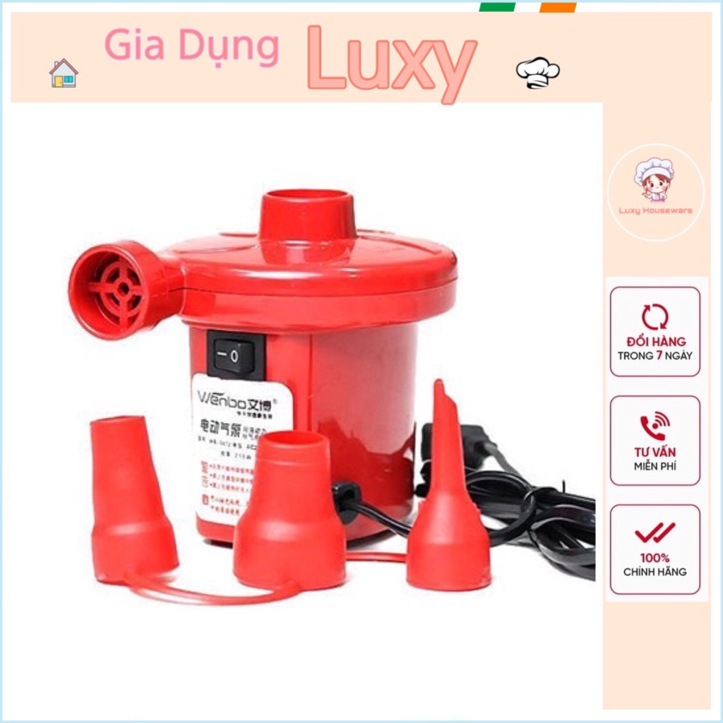 Bơm điện Wenbo 2 chiều thổi, hút chân không, bơm bể bơi - Luxy Houseware