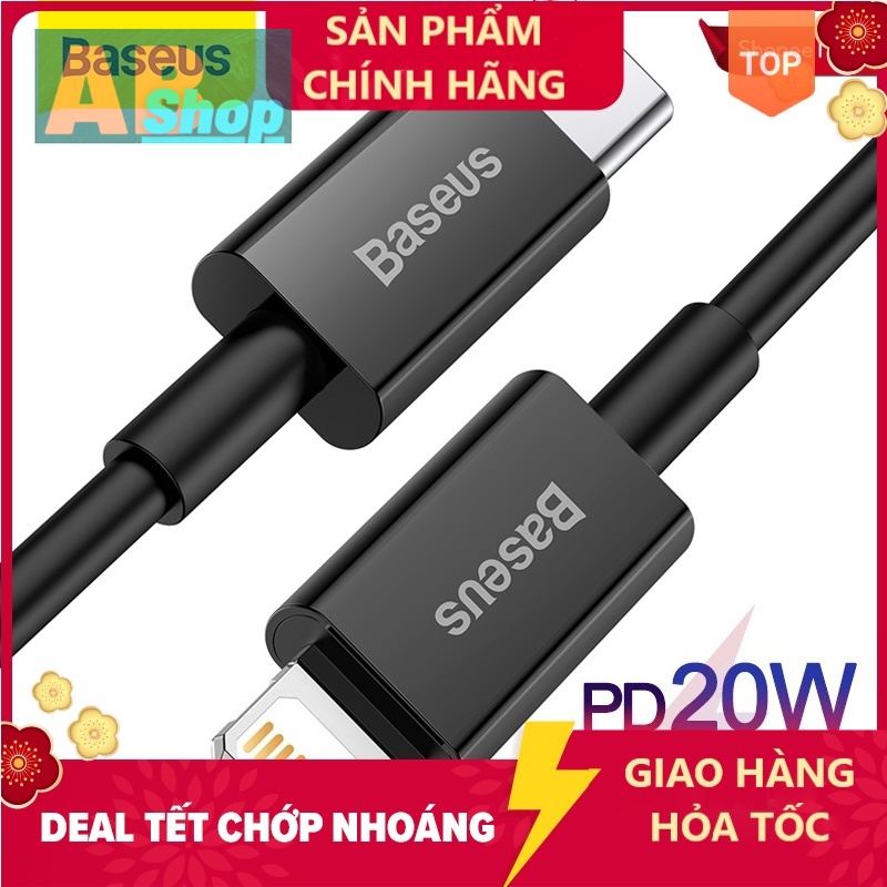 Cáp Sạc Baseus Sạc Nhanh Superior Series Đầu Type-C Sang iP PD 20W - Hshop365