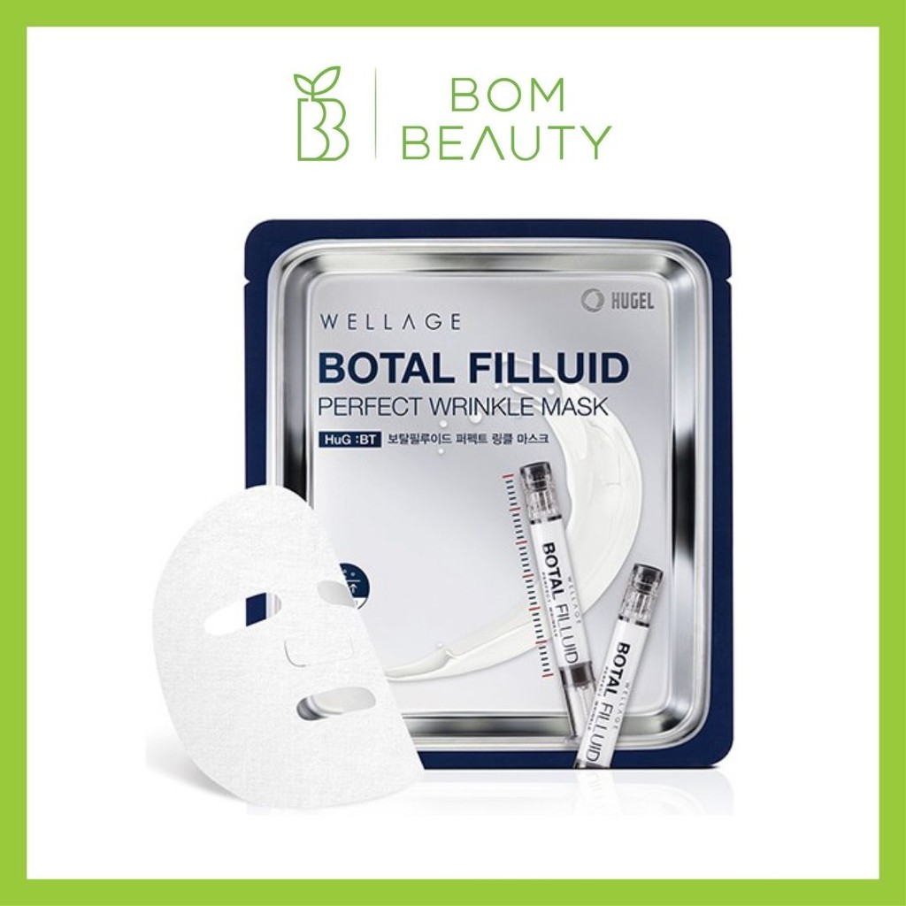 Mặt nạ chống lão hóa và nâng cơ Wellage Botal Filluid Perfect Wrinkle Mask | Thế Giới Skin Care