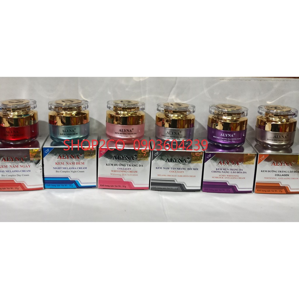 KEM DƯỠNG TRẮNG COLLAGEN ALYNA