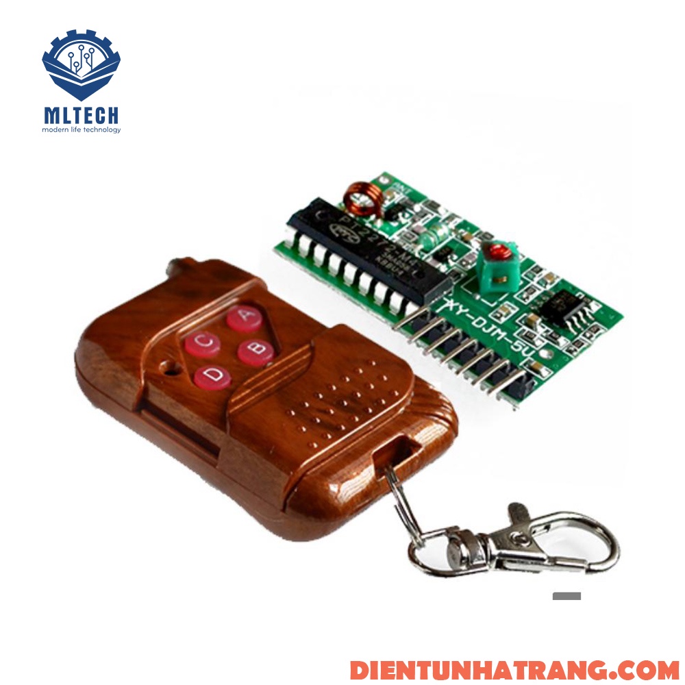 Module RF 315Mhz PT2262/PT2272 4 kênh Remote