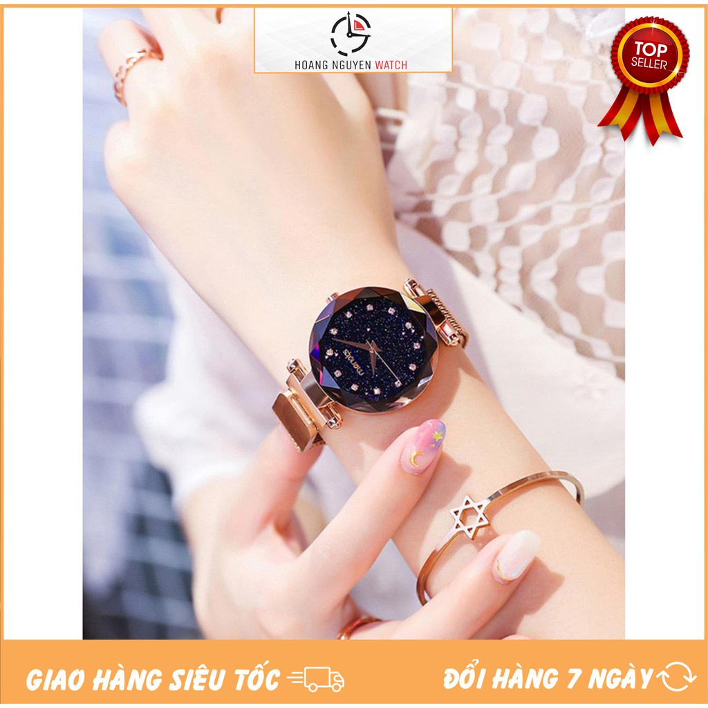 Đồng Hồ Thời Trang Nữ Mobatua 44-Dây Nam Châm-Măt 3D-Sang Chảnh-Cực Đẹp