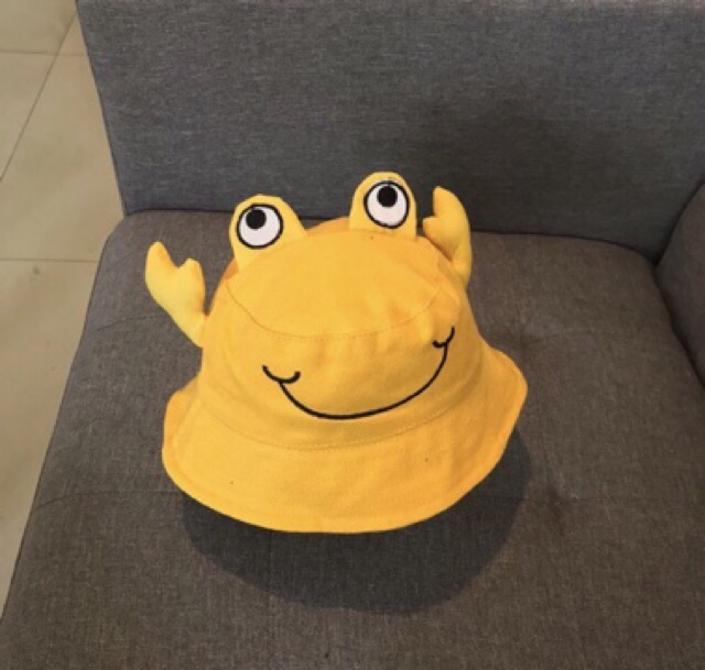 NÓN RỘNG VÀNH - HÌNH CUA 3D CUTE CHO BÉ