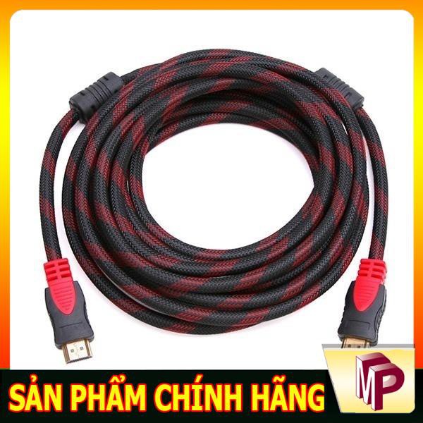 Cáp HDMI to HDMI 3m 5m 10m dây tròn hoặc dẹt cao cấp chuẩn full hd 1080p 60hz