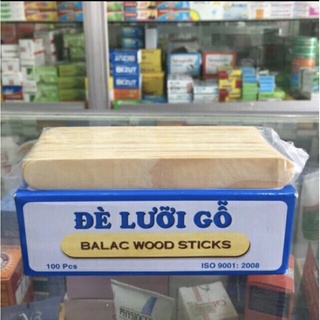 ✅que đè lưỡi gỗ và làm đồ handmade hộp 100 que