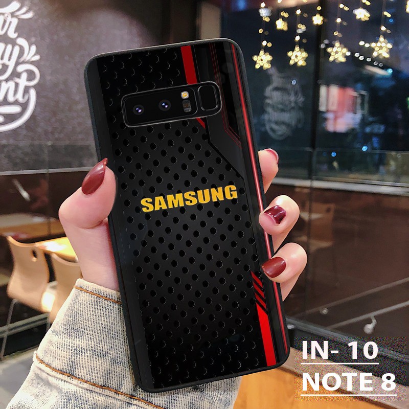 Ôp lưng NOTE 8 phủ kính cường lực siêu đẹp