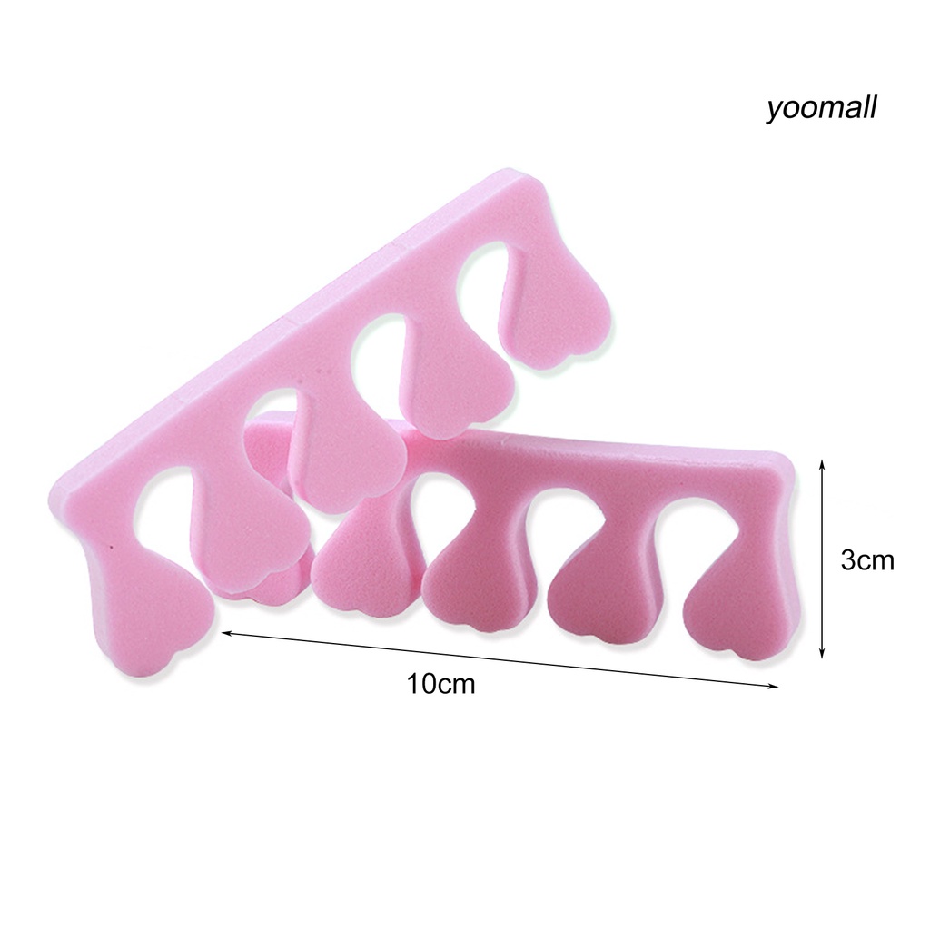 Set 100 Cặp Đệm Xốp Mềm Tách Ngón Chân Chống Trầy Xước Cho Người Lớn / ZJGJ