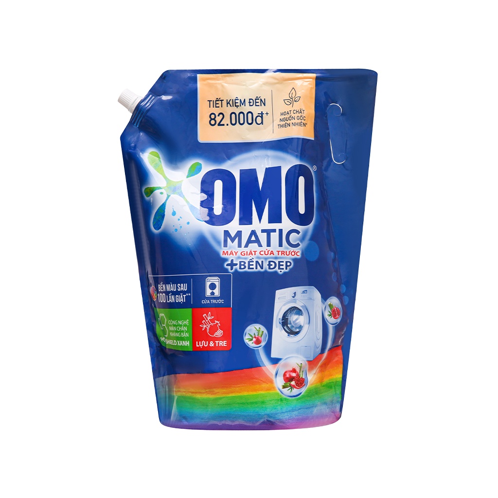 Nước giặt OMO CỬA TRƯỚC BỀN ĐẸP TÚI 3.6KG
