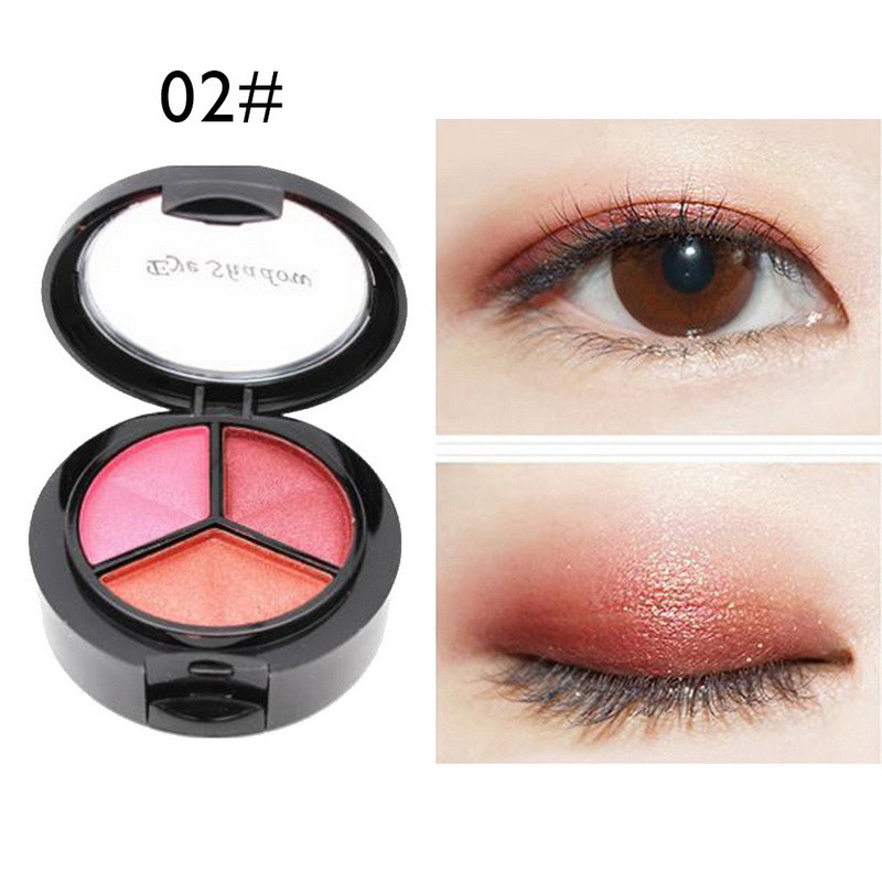 【Pay On Place】 3 Colors Natural Eyeshadow Cosmetic Makeup Palette | BigBuy360 - bigbuy360.vn