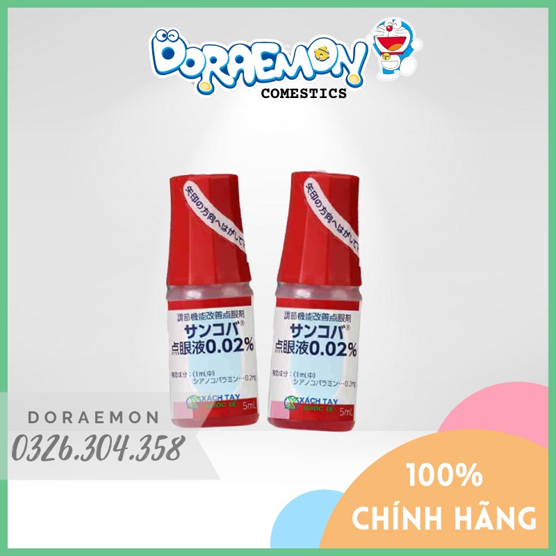 [CHÍNH HÃNG] Nhỏ Mắt Sancoba Nhật Bản 5ml_Nhỏ Mắt Hỗ Trợ Giảm Độ Cận Thị