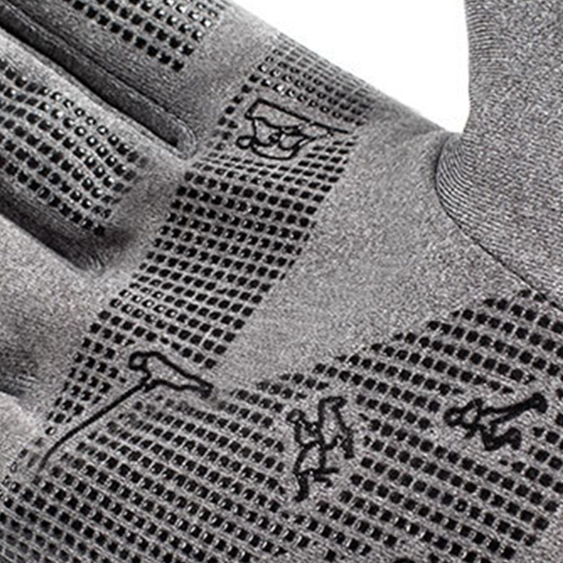 Găng Tay Phản Quang Lót Lông Cừu Chống Trượt Tiện Dụng Khi Lái Xe