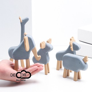 Tượng thú decor, trang trí nhà cửa, cửa hàng, đạo cụ chụp ảnh sản phẩm