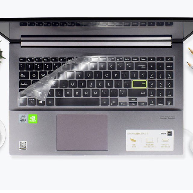 Laptop ASUS Bàn phím bảo vệ bàn phím, nút che bụi mờ