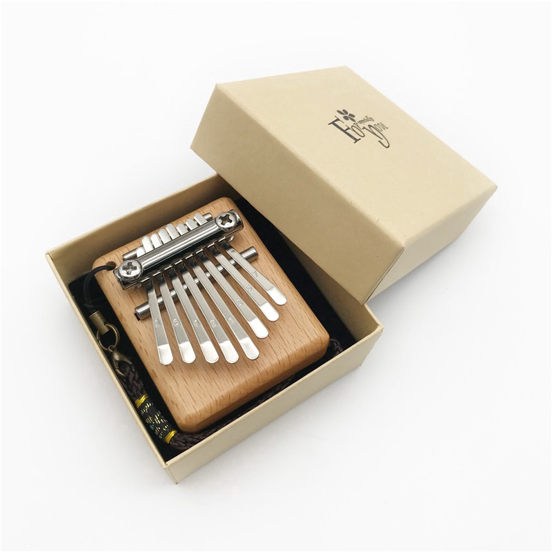 Đàn Kalimba 8 Phím Bấm Bằng Gỗ Chất Lượng