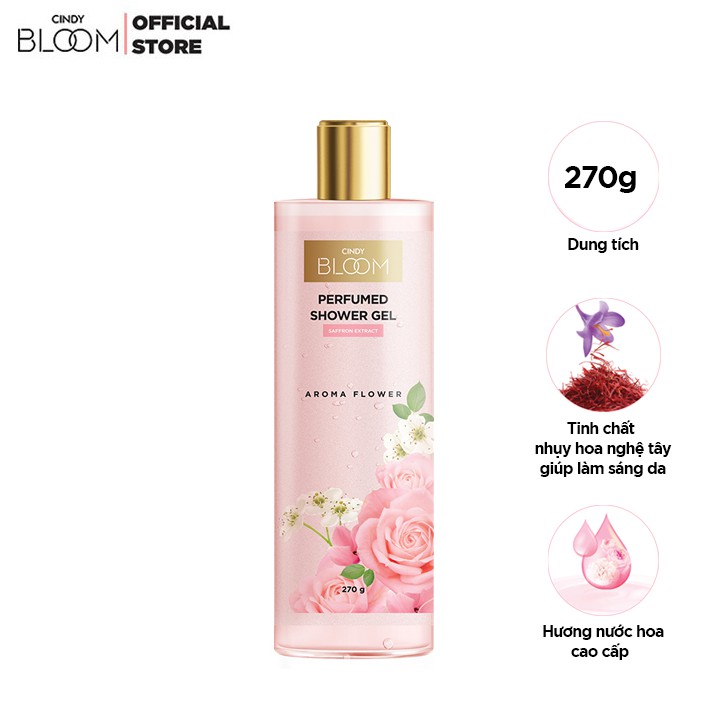 Sữa Tắm Nước Hoa Cindy Bloom Aroma Flower 270g | BigBuy360 - bigbuy360.vn