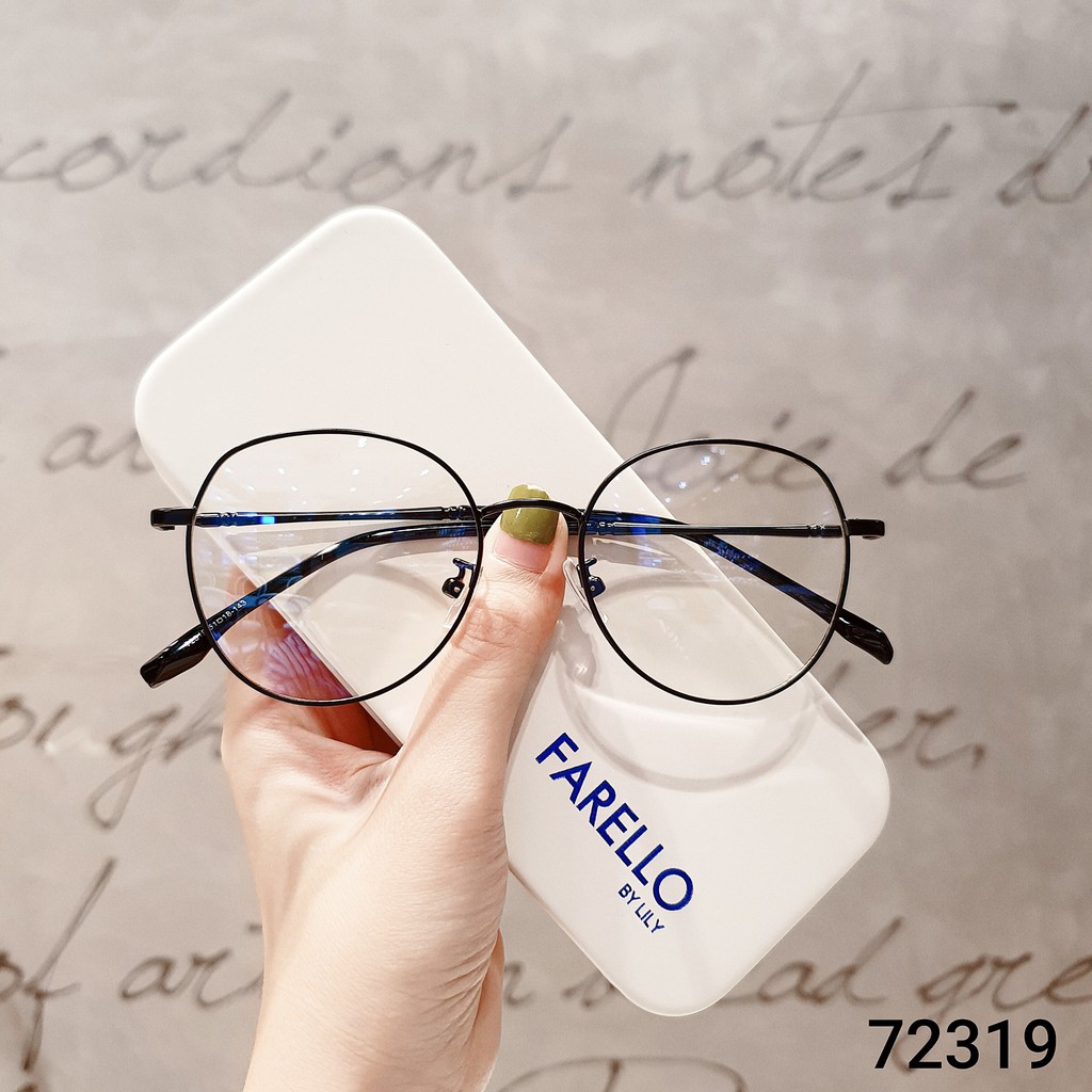 Gọng kính cận kim loại mắt tròn Lilyeyewear nhiều màu freesize - 72319 | BigBuy360 - bigbuy360.vn