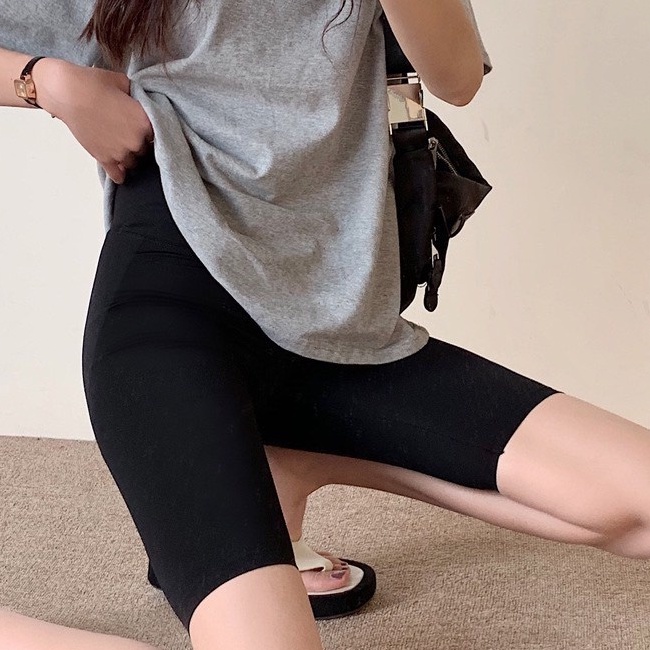 Quần leeging nữ ⚡ SIÊU HOT ⚡ cuộn tím vải thái mặc ở nhà, đi chơi,kết hợp áo phông dễ thương | BigBuy360 - bigbuy360.vn