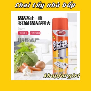 Chai vệ sinh nhà bếp, chai xịt bọt tuyết tẩy rửa siêu sạch Kitchen Cleaner