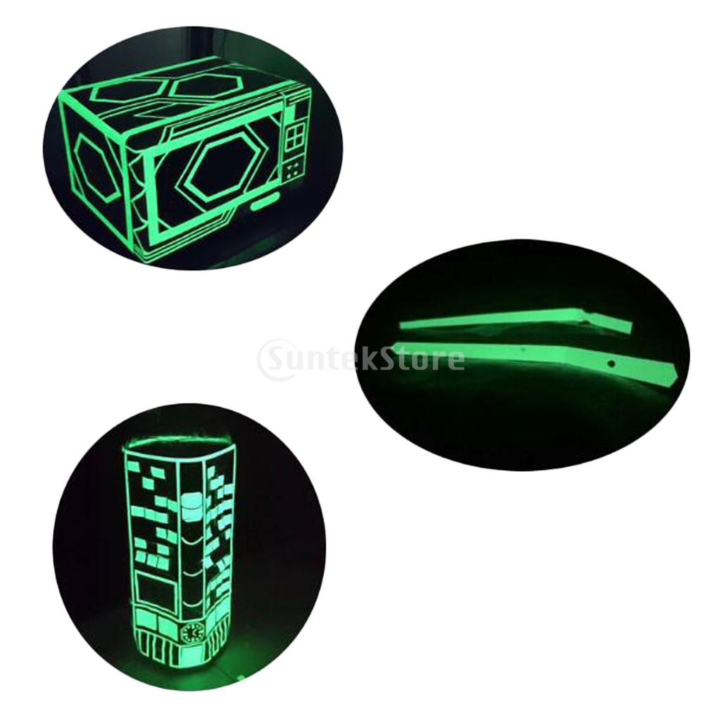 Cuộn Băng Keo Phản Quang Kích Thước 3M 2cm Màu Đen Neon 