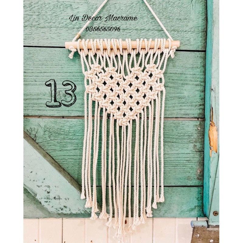 Mành Treo Rèm Treo Tường Macrame mini Trang Trí Decor Nhà Cửa